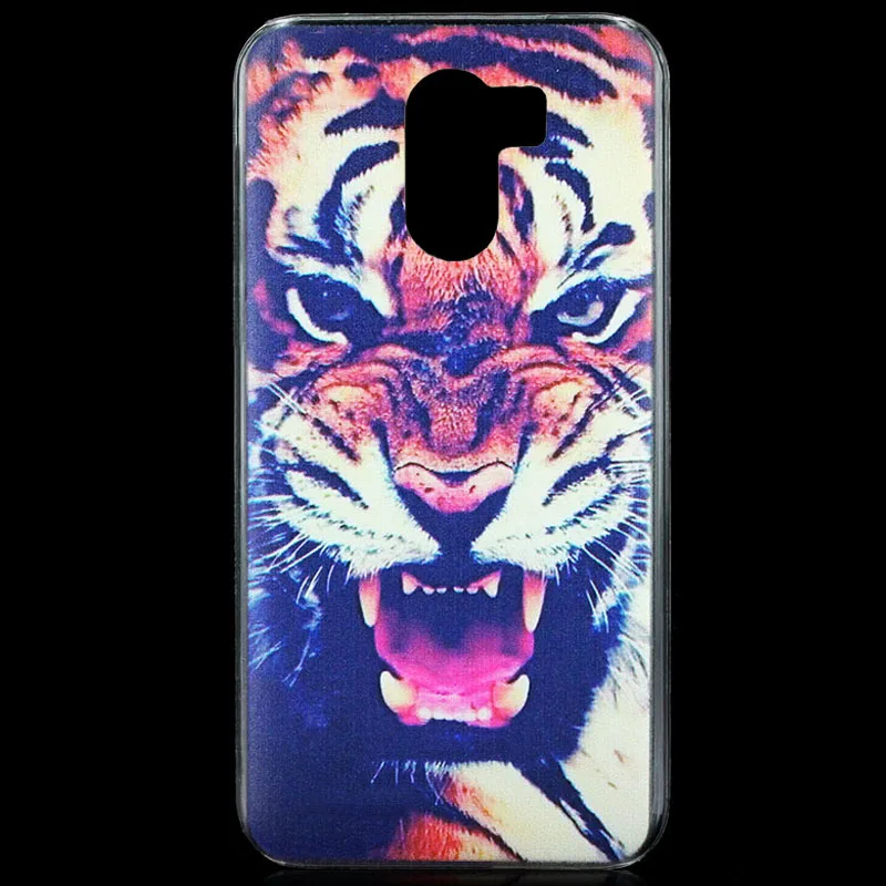 KOC2801G_1_Fierce Tiger Pattern TPU Protective Case for Wileyfox Swift 2  Swift 2 Plus