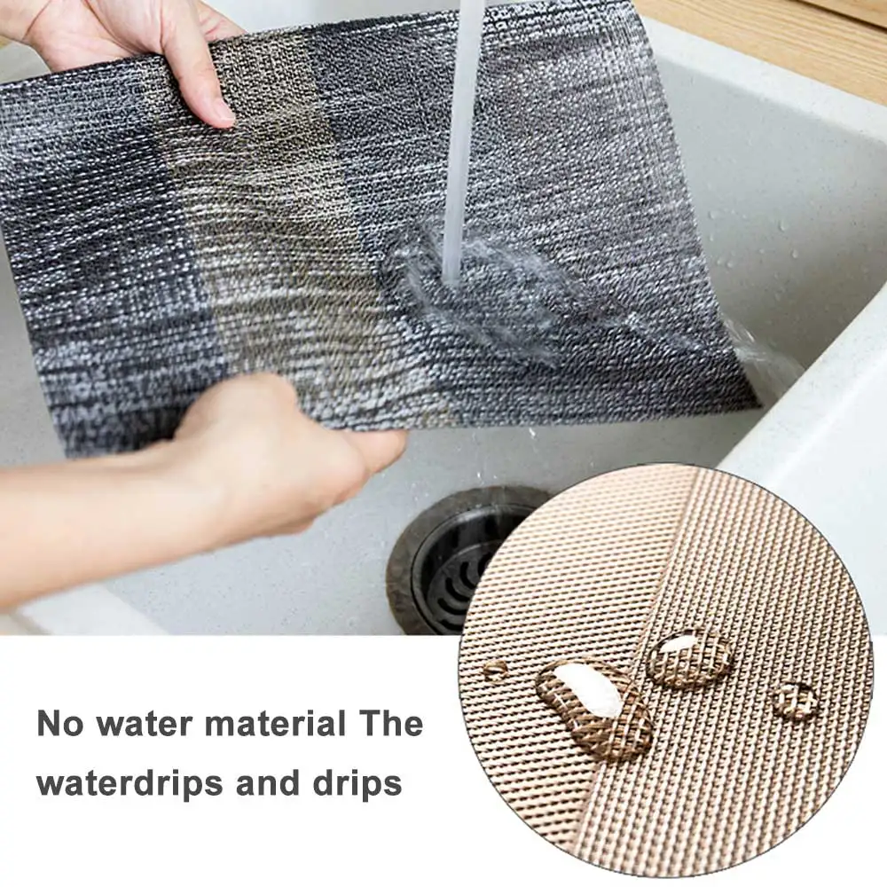 6pcs/set Non-Slip Washable Placemats Table Mats for Dining Coffee Tea Heat Resistant Kitchen Cup Ma