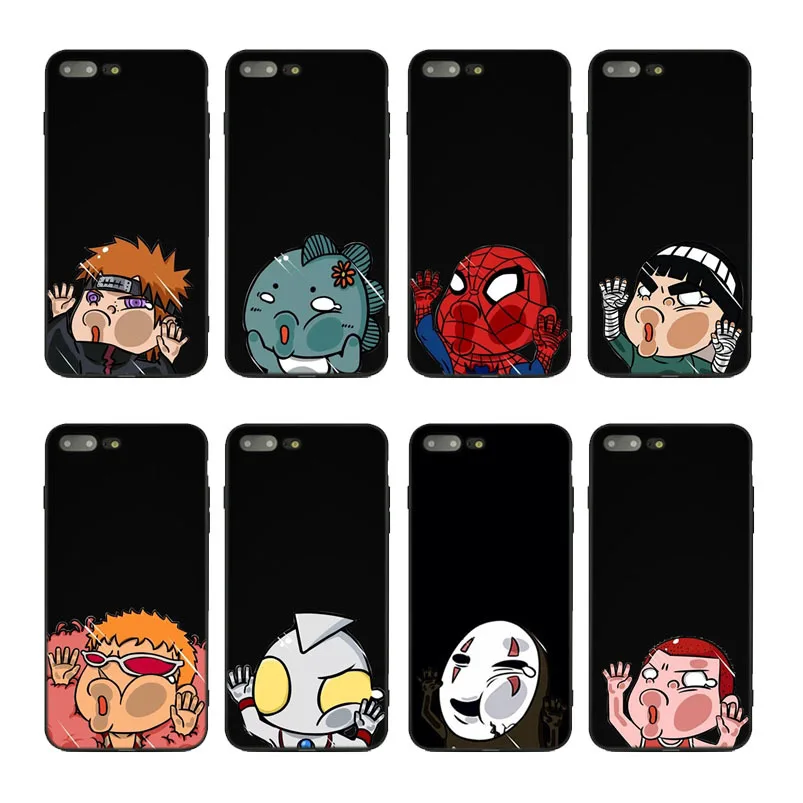 Аниме Наруто с рисунком Безликий из Altman костюм One Piece хлопают можно мочить мягкий