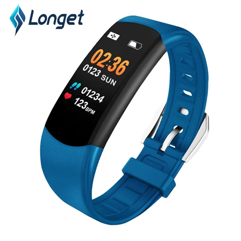 

Longet C5 Smart bracelet Men watch Heart Rate Monitor Blood Pressure Fitness Tracker smart watch Sport watch for ios android