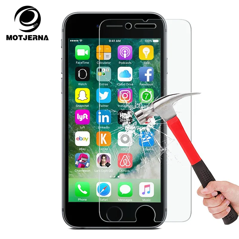 

9H Tempered Glass For iPhone X 6s 6 Plus 7 8 Plus Glass Accessories Protective Glass For iPhone 7 6 5s 5 SE 4 Screen Protectors