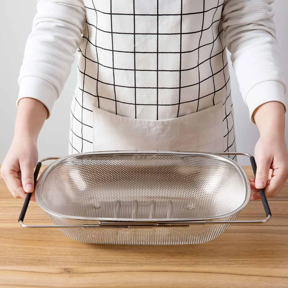OTHERHOUSE раковина Caddy Подставка-сушилка для посуды кухонная стойка для раковины сушилка для посуды овощи прибор для хранения фруктов сливная корзина сталь