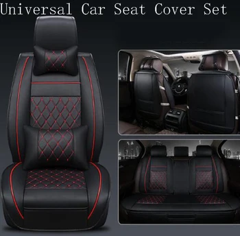 

Car Seat Covers Universal PU Leather Auto Front back Seat Covers for Hyundai solaris ix35 i30 ix25 Elantra accent tucson Sonata