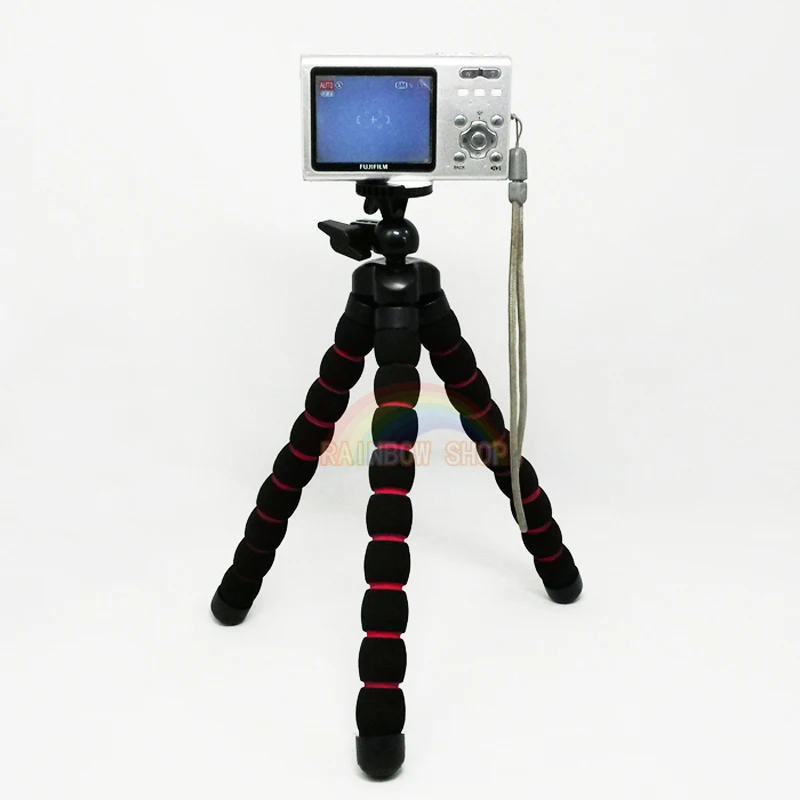 Высокое качество Цифровая камера мини штатив Стенд Гибкий штатив с 360 вращающейся шаровой головкой и резиновыми ножками