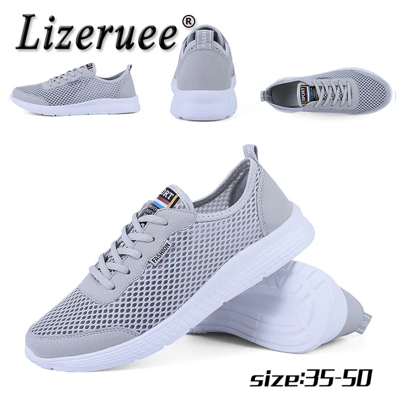 

Lizeruee Size 46 Women Casual Flat Shoes Femme Breathable Women Soft Shoes Trainers Gym Zapatillas Mujer Vulcanized Shoes CS602
