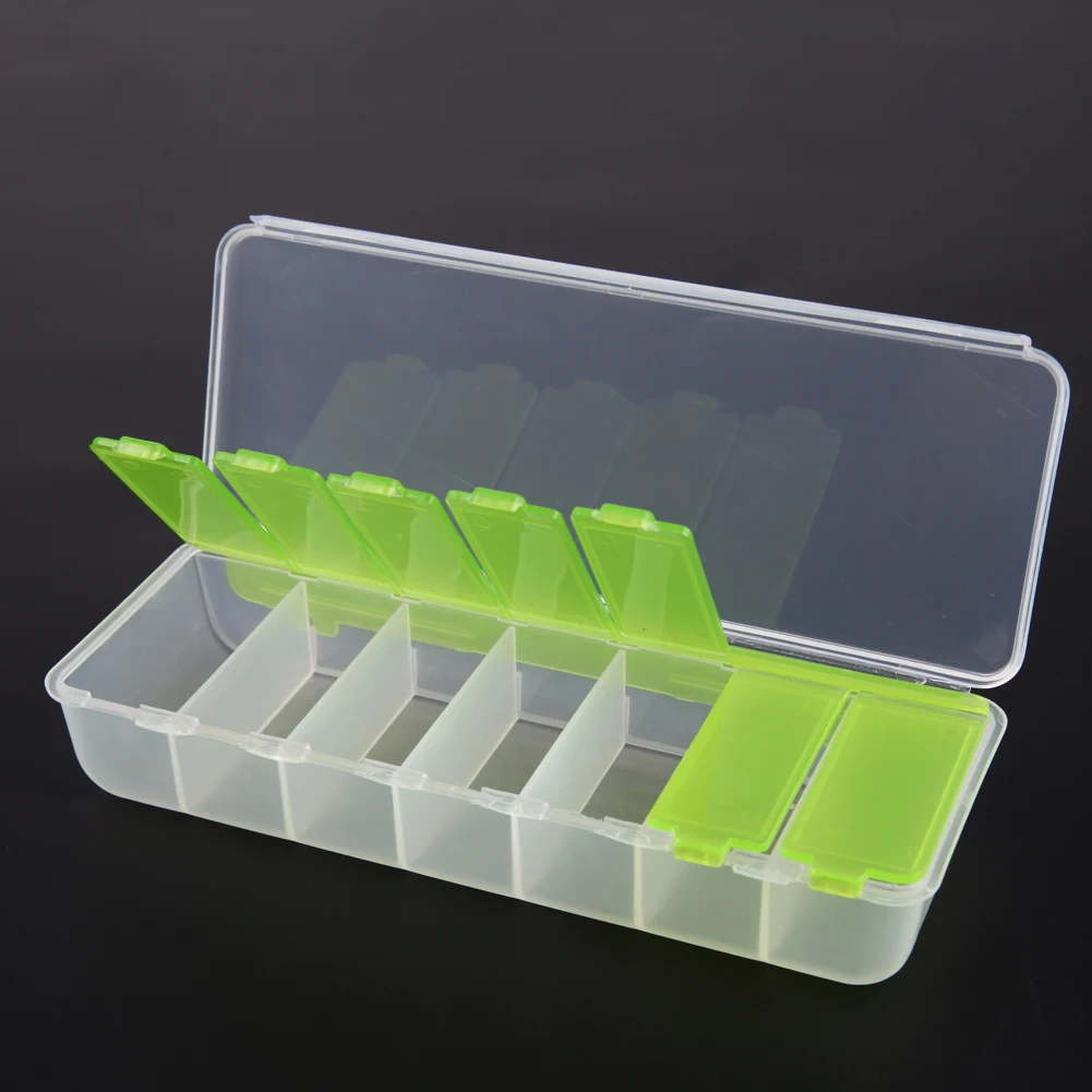 

Large Travel Pill Cases Portable 7-Day Medicine Box Tablet Storage Organizer Container Case Colorful pill cutter