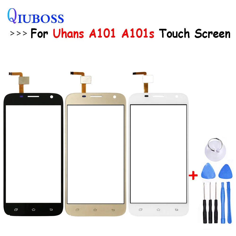 

5.0 '' Touch Screen Digitizer For Uhans A101 A101s Front Glass Lens Mobile Phone Touch Panel Sensor Tools