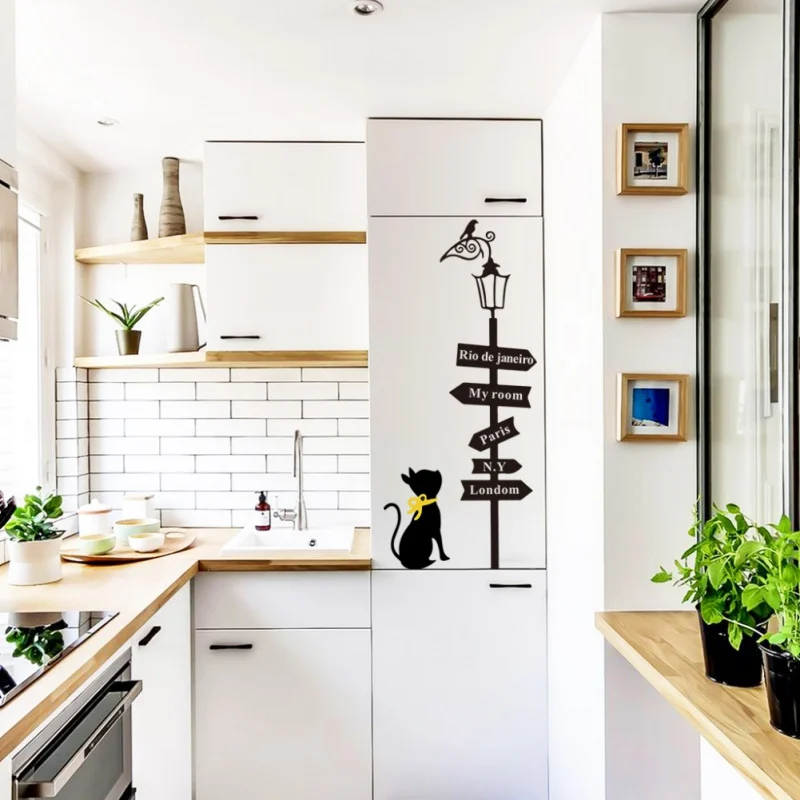 Large Kitchen Wall Sticker Cuisine Coffee Vinyl Stickers poster house Decoration Accessories Mural Decor Wallpaper wallstickers