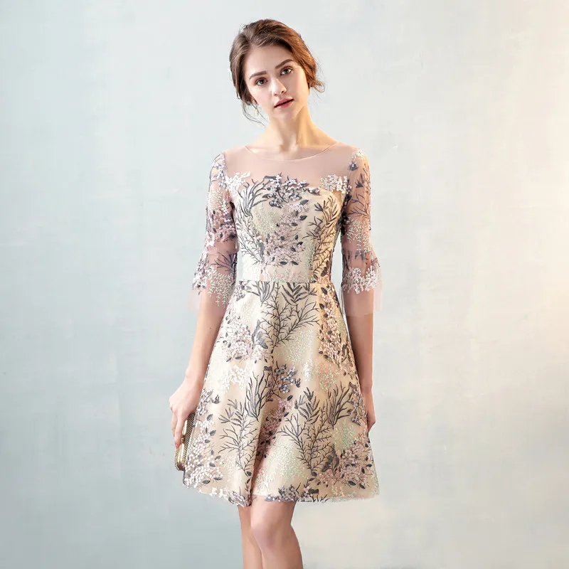 

2019 Cocktail Dresses Short Mini Party Formal Evening Gowns Short Cocktail Dress LF163