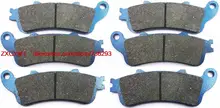 Motorrad halbmetallische bremsbelag set für honda nt650 nt 650 v deauville 2002-2005