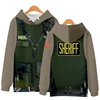 Primavera otoño uniforme militar SHERIFF 3d sudaderas con capucha suéter de moda hombres mujeres Sudadera con capucha Casual de manga larga sudaderas con capucha ► Foto 2/6