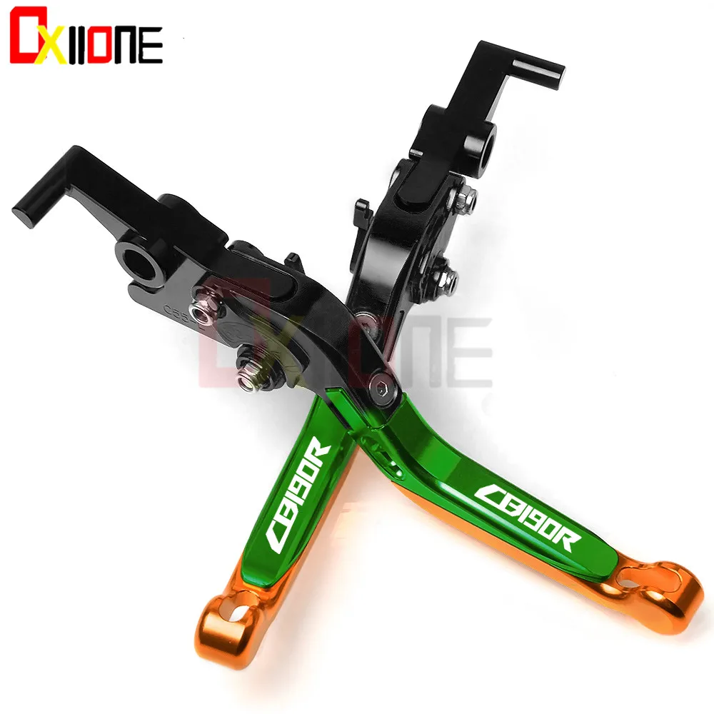 

Motorcycle Accessories CNC Aluminum Adjustable Folding Extendable Brake Clutch Levers For Honda CB190R