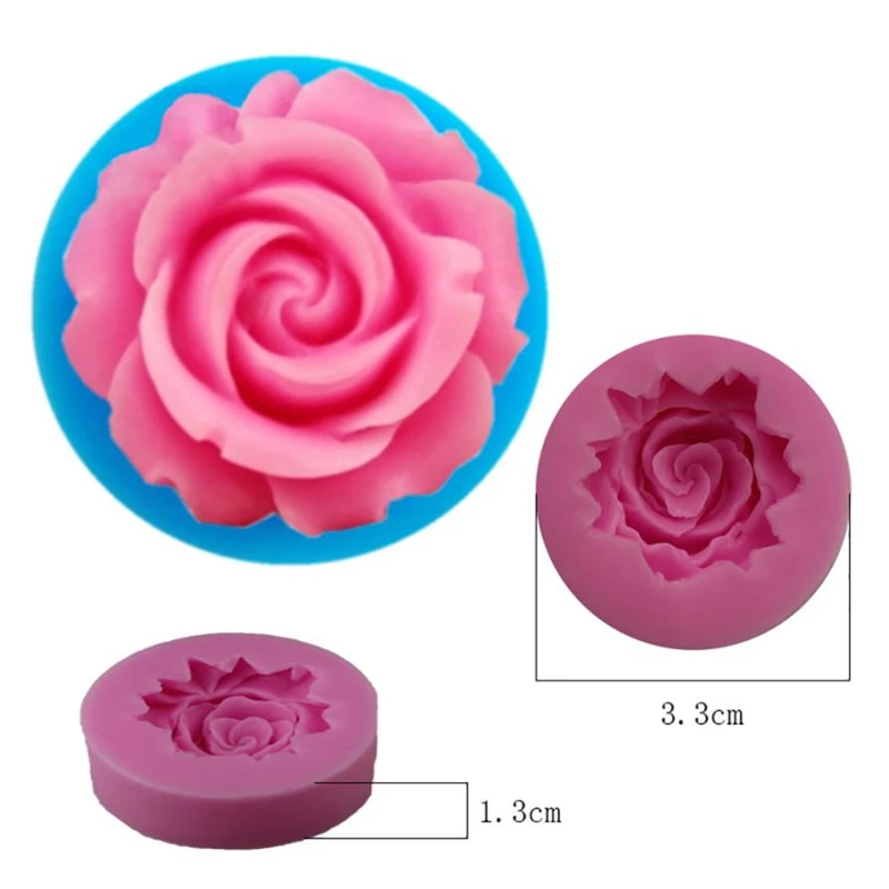  3D Silicone Chocolate Cake Fondant Mould Baking Sugar craft Decorating Mold Tools Practical Reusable tool C0409#30             03