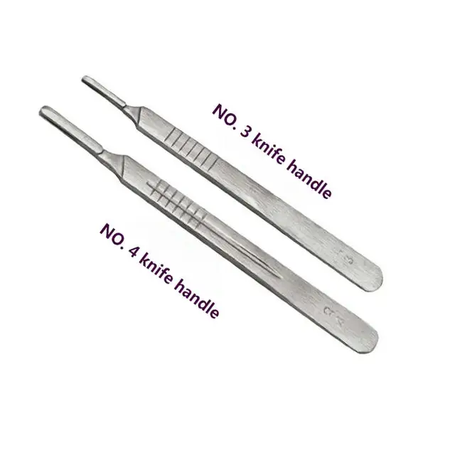 NO.4 Stainless steel hilt, Surgical Blade Knife, Scalpel Handle, knife
