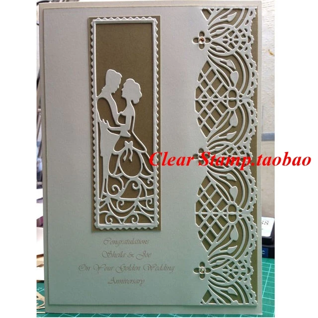 Q114 METAL CUTTING DIES cut lace edge frame background