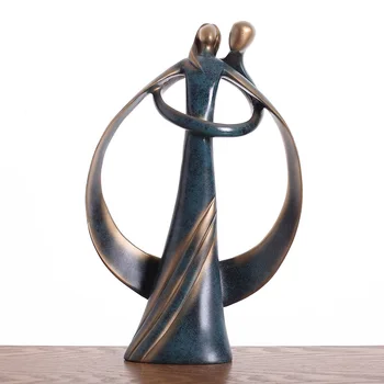 

Nordic fashion couple Decoration Crafts Figurines Miniatures Creative resin Wedding Gifts home decoration accessories modern