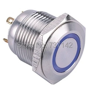 

ELEWIND 16mm shorter Ring illuminated switch With power symbol(PM161F-10E/J/B/2.8V/S with Arrow sign symbol)