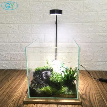 

5W USB Gooseneck led plant landscape lights black silver LED Aquarium lighting 6000K Aquatic plant lights Eco-bottle lights