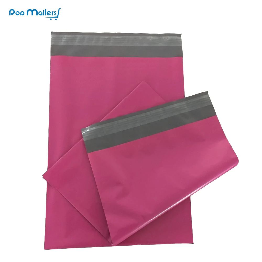 100 шт 250*350 мм розовые поли почтовые ящики бутик сумки кутюр конверты