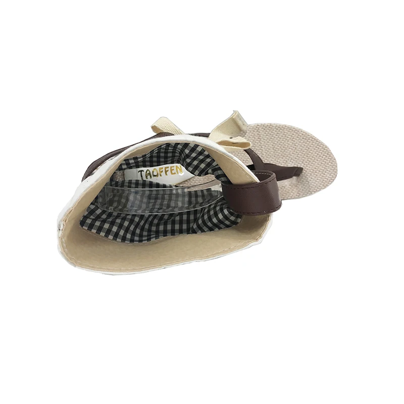 Женские сандалии на плоской подошве TAOFFEN модные летние размер 34 43|ladies flat sandals|flat