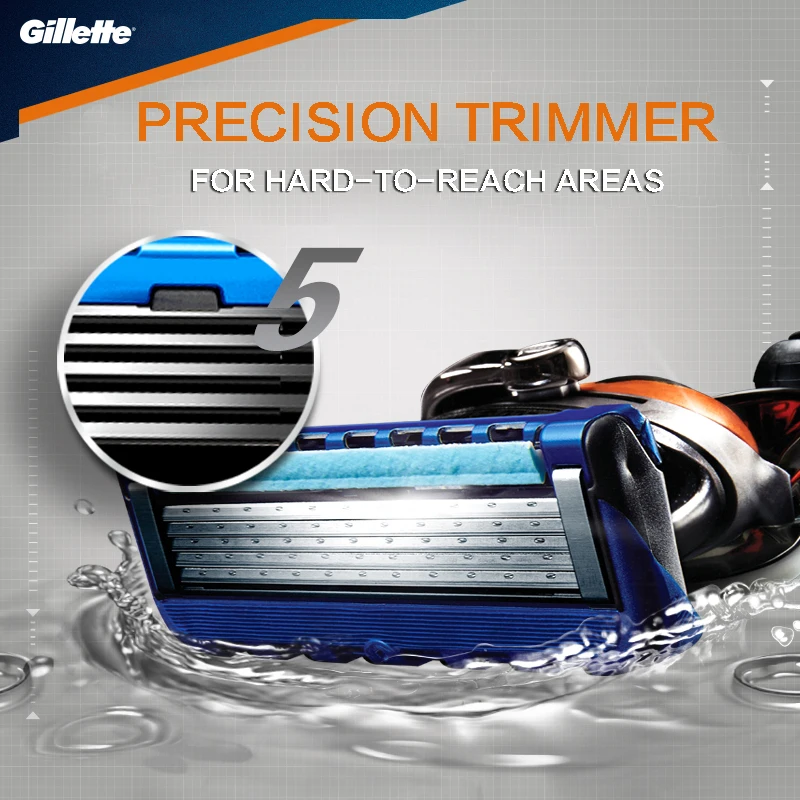 

Genuine Gillette Fusion Flexball Razor Smooth Shaving Razor Blade for Men Face Care Safety Razor