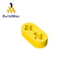 BuildMOC, совместимые сборы, частицы 41677, 1x2 для строительных блоков, DIY, образовательные высокотехнологичные запасные игрушки с логотипом ► Фото 1/5