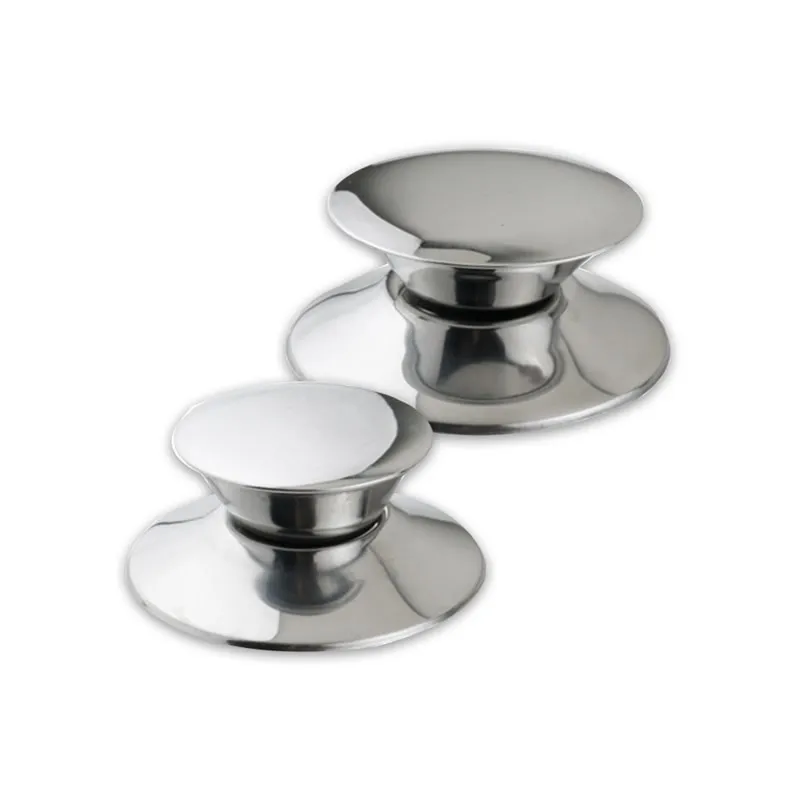 

2pcs Lid Knob/Handle for Pots and Pans Stainless Steel Cookware parts Circular Holding Knob Handle Cooktop kitchen Accessories