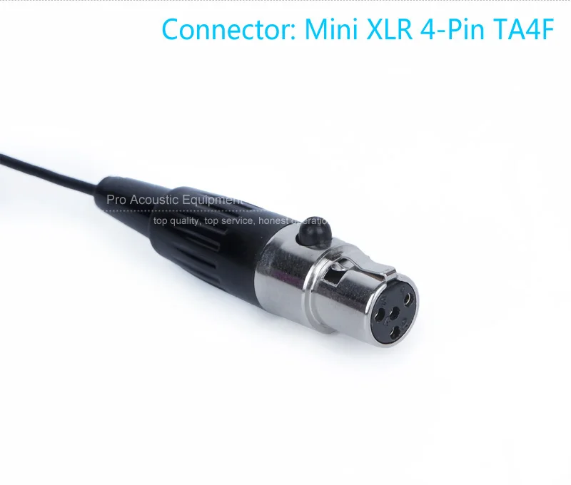 Петличный мини микрофон TA4F XLR зажим для галстука на лацкан беспроводной