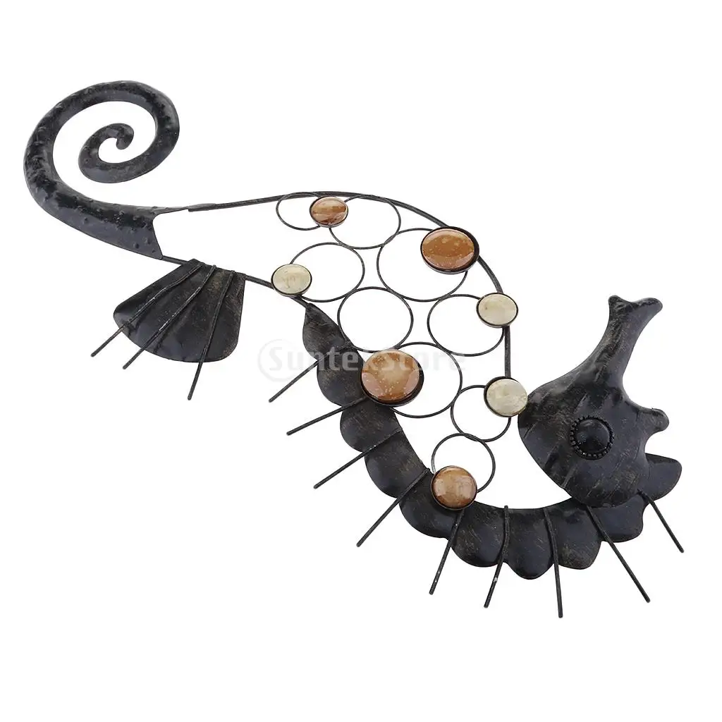 Decorative Sea Horse Metal Wall Art Hanging Home Decor Sea Life Ornament