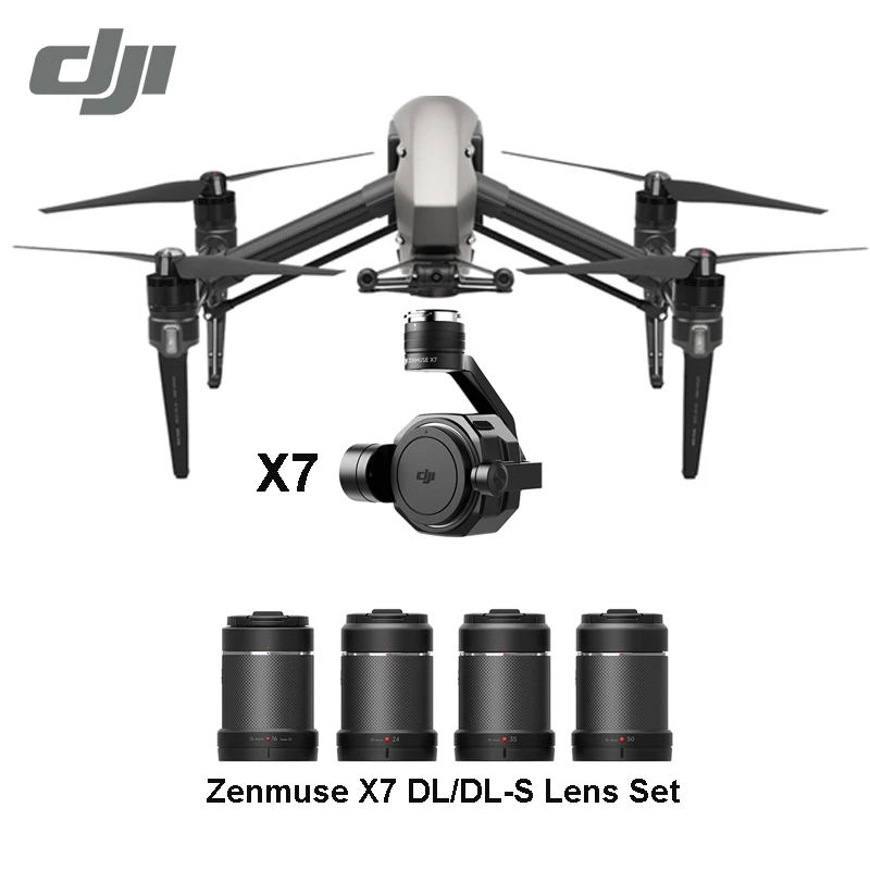 Дрон DJI Inspire 2 RC вертолет с камерой Zenmuse X5S или Zenmuse X7 5,2 k