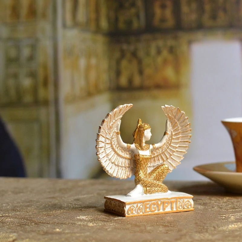 Home Decoration Fashion Egypt Isis Goddess Sculpture Ornament Handmade Resin Craft Room Ornaments Gift Sculpture Home Decoration Fashion Egypt Isis Goddess Sculpture Ornament Handmade Resin Craft Room Ornaments Gift Sculpture