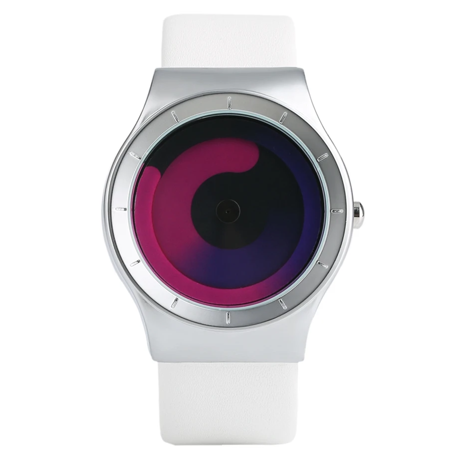 Creative Men's Watches Turntable Blue Swirl Pointer Fashion Minimalist Style Unisex Couple Gifts Clock Male Female Wristwatches 2018 (21)