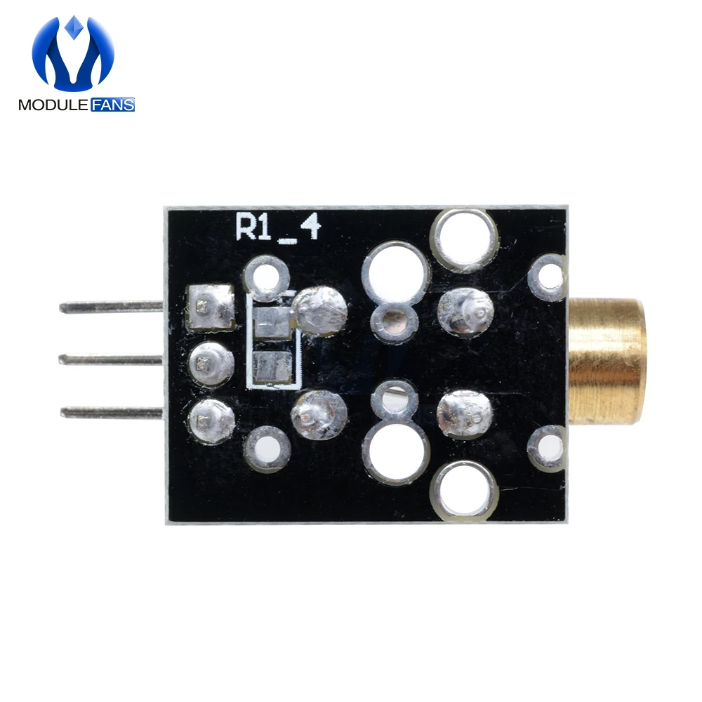 2 шт. KY-008 650 нм 5В красный лазерный датчик 6 мм 5 мВт модуль передатчика Dot диод Медная головка для Arduino Совместимость с UNO MEGA 2560