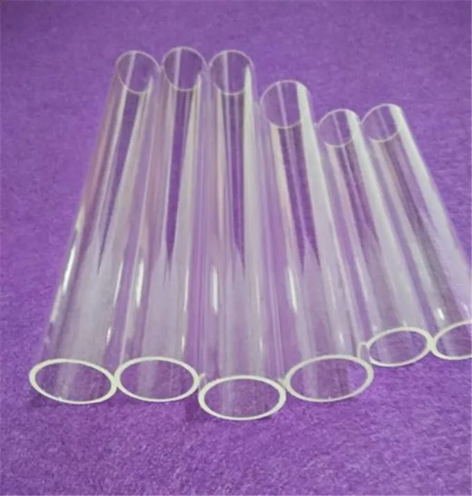 OD25*T1.5*L150mm clear quartz glass tube for sample on