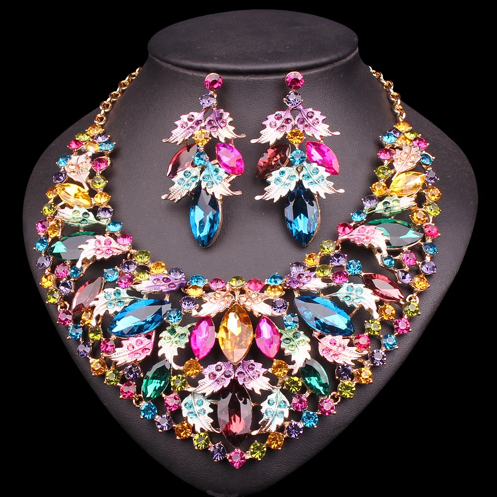 Buy Fashion Bridal Jewelry Sets Wedding Necklace
