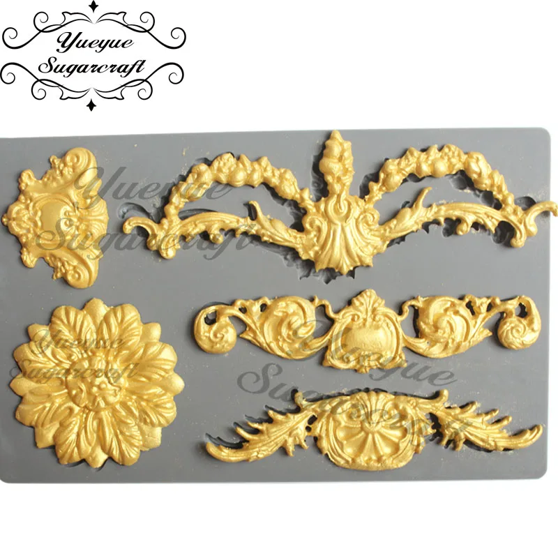 

Yueyue Sugarcraft Silicone mold fondant mold cake decorating tools chocolate gumpaste mold