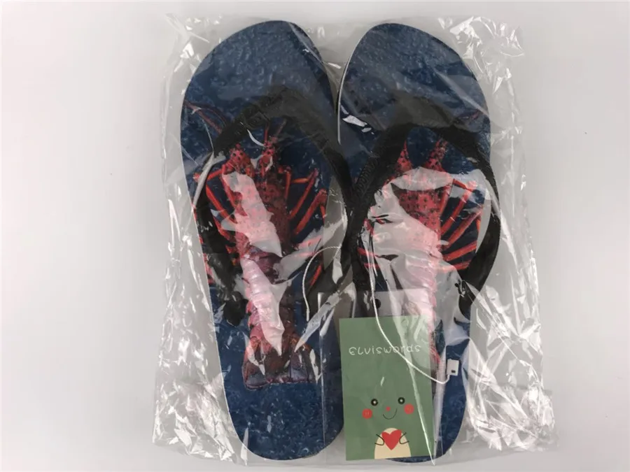 ELVISWORDS мужские вьетнамки мужские 3D Galaxy Тапочки с принтом для подростков летние пляжные тапки резиновая обувь на плоской подошве Zapatillas