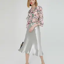 Летняя Женская Блестящая юбка с завышенной талией, цвета: серебристый, золотой, миди, вечерние юбки цвета металлик