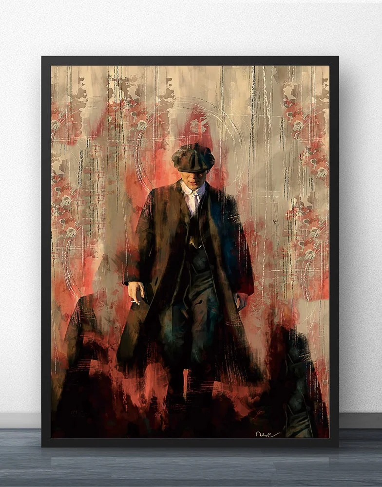 

Peak Blinder Movie TV Wall Art Wall Decor Silk Prints Art Poster Paintings For Living Room No Frame Drop Shipping