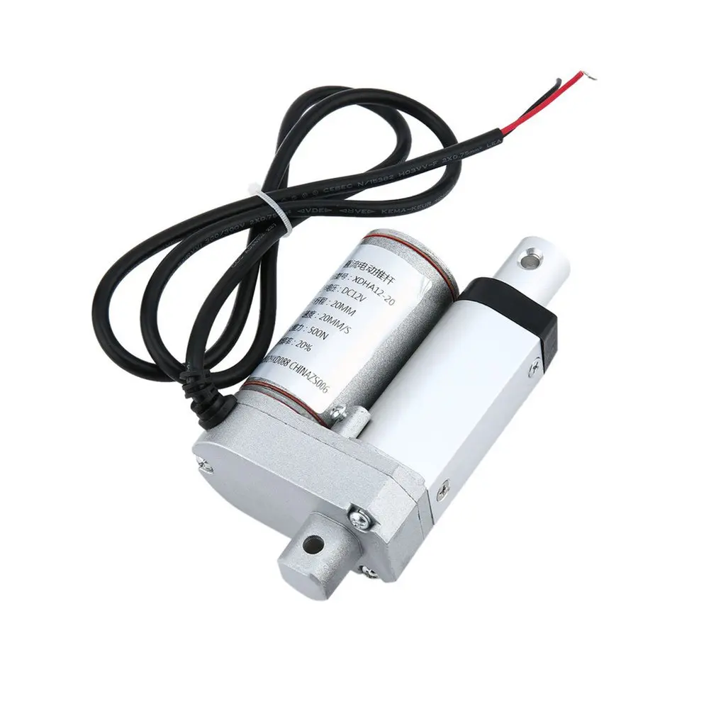 

12V DC Electric Push Rod White Material Aluminum Alloy For lectric Self Unicycle Scooter Input Voltage