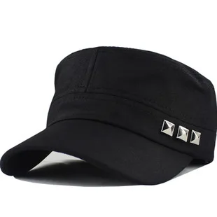 

Best seller Punk Hedgehog Rock Hip Hop Silver Rivet Stud Spike Spiky Hat Cap Baseball Cap zk