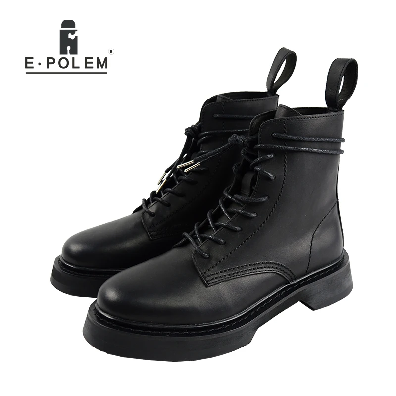 flat moto boots