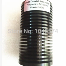 Высокое качество 100 Вт 50 дБ DC-3GHz радиочастотный коаксиальный аттенюатор N штекер N гнездовой разъем