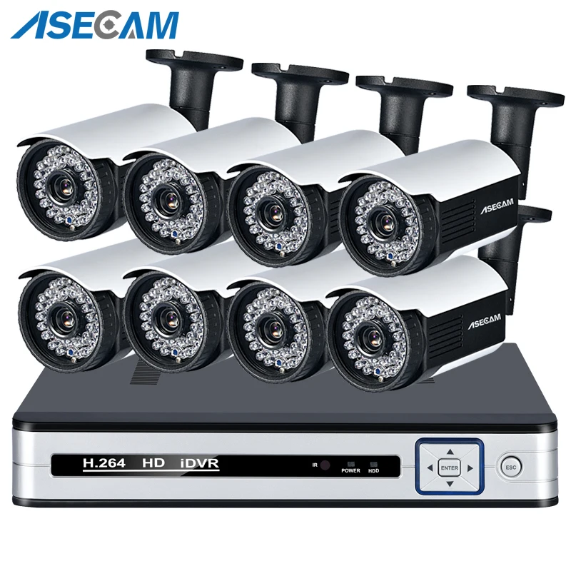 Cashback  Super 5MP 4K HDMI HD NVR POE CCTV System Vandalproof Anti-vandal Dome Indoor Outdoor H.265 IP Camer