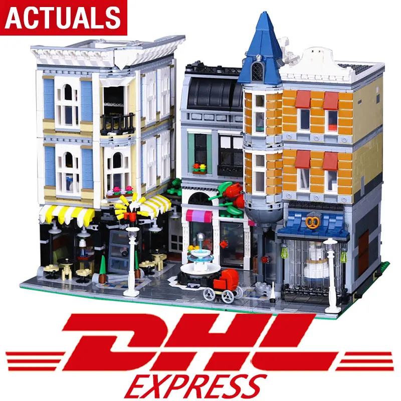 

15019 MOC City Model Toys The Legoing 10255 Assembly Square Building Blocks Bricks Educational Funny Kids Toys Christmas Gifts