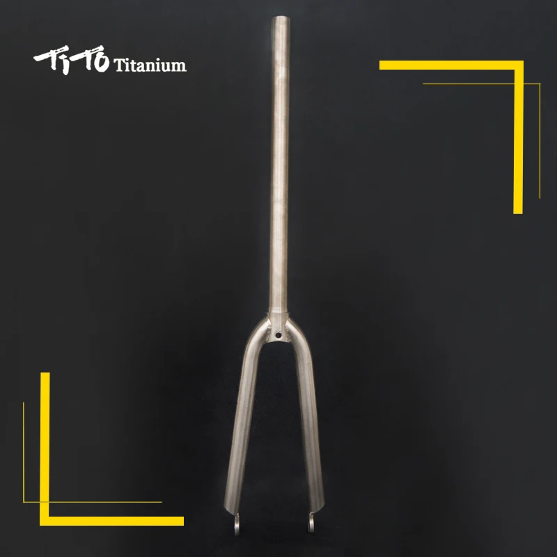 新品】チタン製 14インチ BMX フロントフォーク チタン製 14インチ BMX