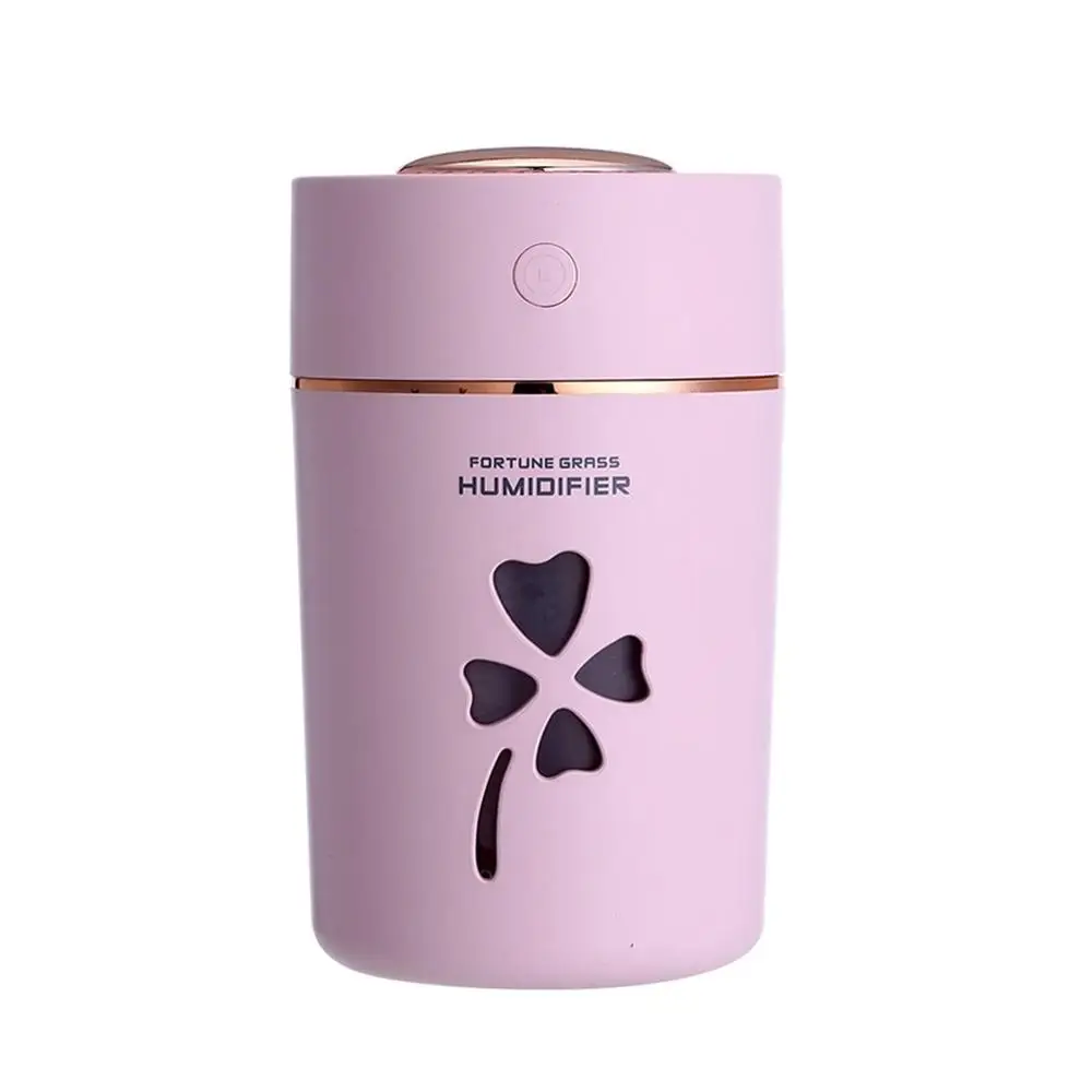USB увлажнитель воздуха Lucky Арома диффузор эфирное масло диффузор Humidificador 7 светодиодный ночной Светильник для дома и автомобиля - Цвет: Розовый
