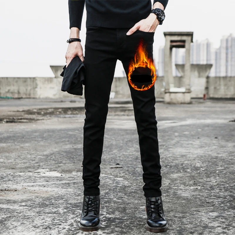 Slim Fit Denim Trousers|Jeans| - AliExpress