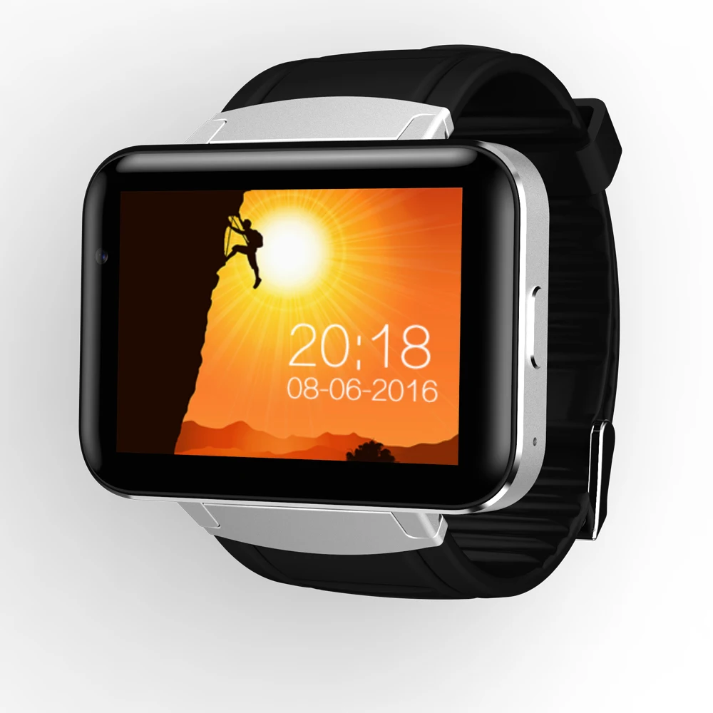 Smartch DM98 Bluetooth Смарт-часы 2,2 дюймов Android 3g Smartwatch телефон MTK6572A двухъядерный 1,2 ГГц 4 Гб rom камера WCDMA gps