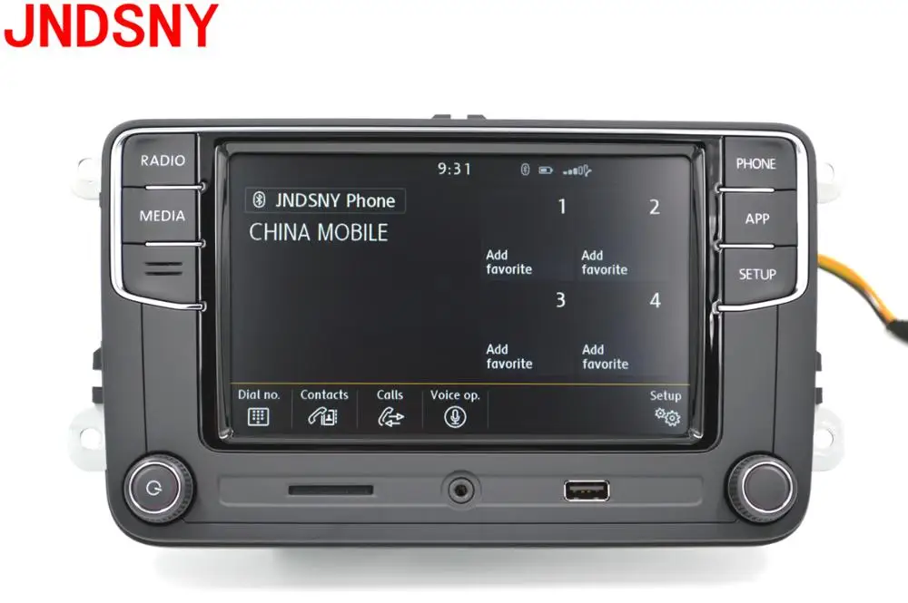 JNDSNY CarPlay Noname RCD330 RCD330G плюс CarPlay автомобиль MIB радио для VWGolf 5 6 Jetta CC Tiguan Passat B6 B7 Polo 6RD 035 187B